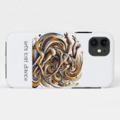 Dans abstracte kunst Case-Mate iPhone case (Achterkant (horizontaal))