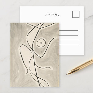 Dans abstractie   Abraham Walkowitz Briefkaart