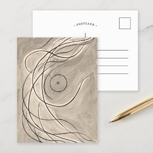 Dans abstractie   Abraham Walkowitz Briefkaart