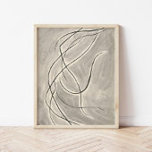 Dans abstractie | Abraham Walkowitz Poster