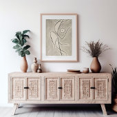 Dans abstractie | Abraham Walkowitz Poster