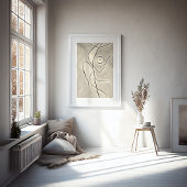 Dans abstractie | Abraham Walkowitz Poster