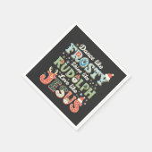 Dans als een ijzige glans als Rudolph Love Like Servet (Hoek)