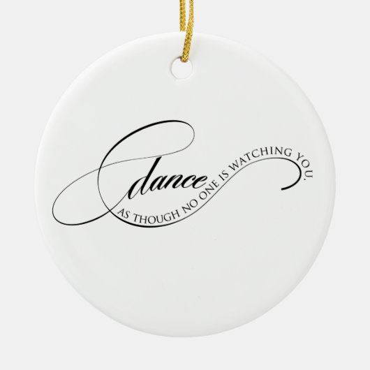 Dans als één kijkt naar ornament (Voorkant)