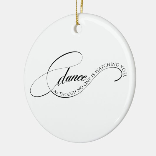 Dans als één kijkt naar ornament (Links)