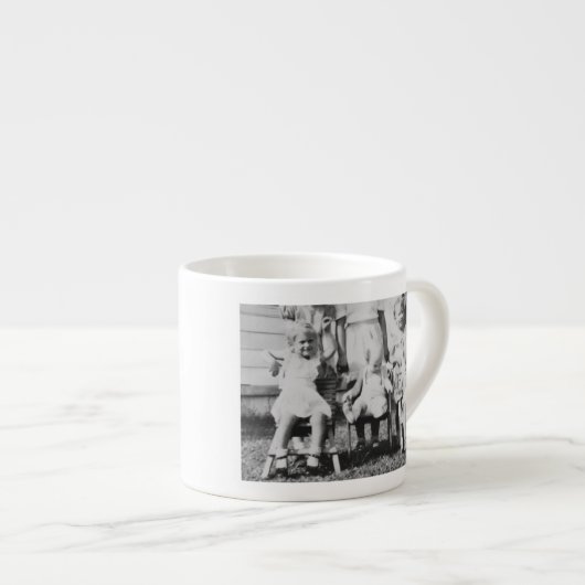 Dans als espresso kop (Voorkant rechts)