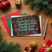 Dans als Frosty, liefde als Jezus Kaart