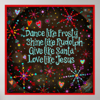 Dans als Frosty.. liefde als Jezus