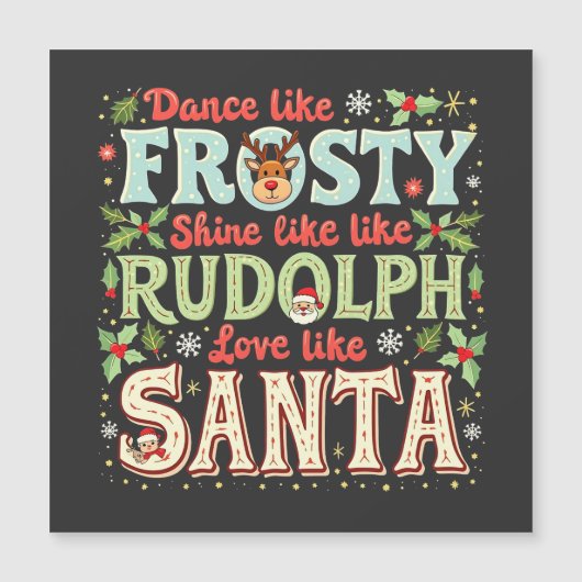 Dans als Frosty Schijn als Rudolph Liefde  (Voorkant)