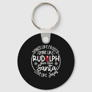 Dans als Frosty Schijn als Rudolph Liefde als Jes Sleutelhanger