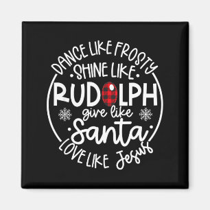 Dans als Frosty Schijn als Rudolph Liefde als Jezu Magneet