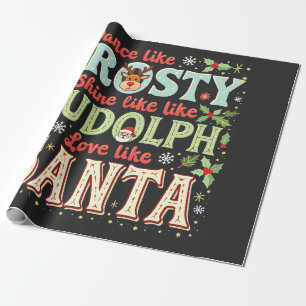 Dans als Frosty, Schijn als Rudolph, Liefde Cadeaupapier