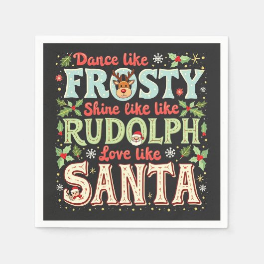 Dans als Frosty, Schijn als Rudolph, Liefde Servet (Voorkant)