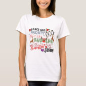 Dans als Frosty Shine als Rudolph Give T-shirt (Voorkant)