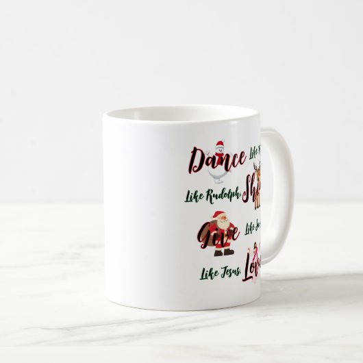 Dans als ijskoude liefde zoals Jezus Mok (Voorkant rechts)