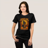 Dans alsof iedereen ondood is, grappige Halloween Tri-Blend Shirt (Voorkant volledig)