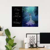 Dans alsof niemand aan het kijken was! Fantasy Pri Poster (Thuiskantoor)