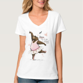 Dans alsof niemand kijkt Grappige Balletbeer T-shirt