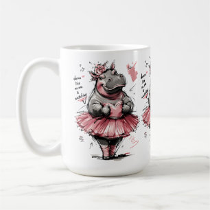 Dans alsof niemand kijkt Schattige Ballet Nijlpaar Koffiemok