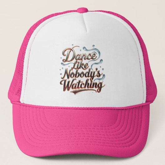 Dans alsof niemand kijkt trucker pet (Voorkant)