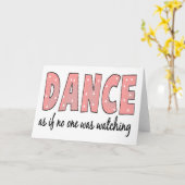 Dans alsof niemand let op kaart (Gele Bloem)