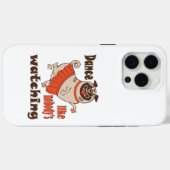 Dans alsof niemand naar meiden kijkt Pug Dog Case-Mate iPhone Case (Achterkant (horizontaal))