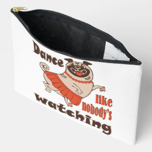Dans alsof niemand naar meiden kijkt Pug Dog Etui