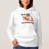 Dans alsof niemand naar meiden kijkt Pug Dog Hoodie (Voorkant)
