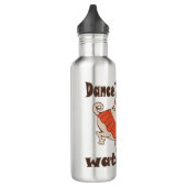 Dans alsof niemand naar meiden kijkt Pug Dog Waterfles (Links)