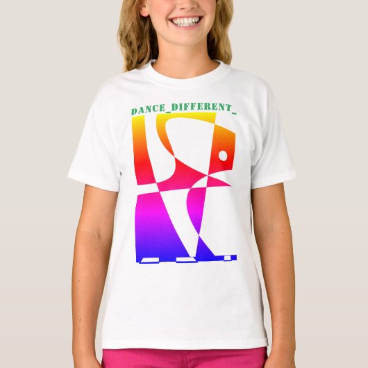 DANS_ANDERS_ Regenboog T-shirt (Voorkant)