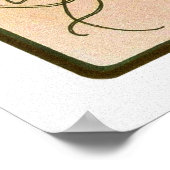 Dans -  Art Nouveau door Alphonse Mucha Poster (Hoek)