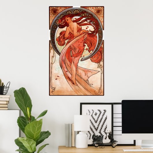 Dans,  Art Print op Canvas 21 door 34 (Thuiskantoor)