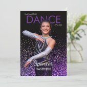 Dans Autogramkaart Glitter Showcase Danser Kaarten (Staand voorkant)