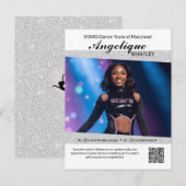 Dans Autogramkaart Performer Fotokaarten QR-code Briefkaart (Voorkant / Achterkant)