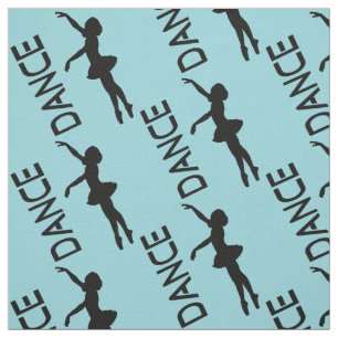 Dans - Ballerina Silhouette Patroon Stof