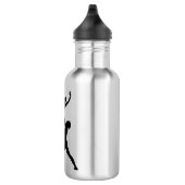 Dans Ballet Paar Metalen Waterfles (Rechts)