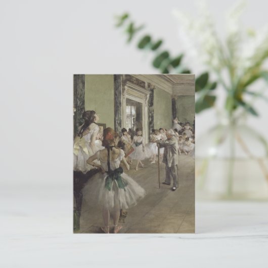 Dans / Ballet - School - Degas schilderij Briefkaart (Staand voorkant)