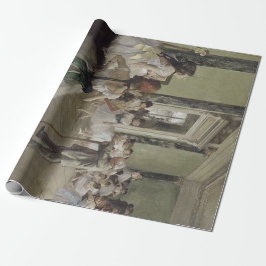 Dans / Ballet - School - Degas schilderij Cadeaupapier (Uitgerold)
