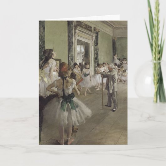 Dans / Ballet - School - Degas schilderij Kaart (Voorkant)