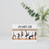 Dans beweegt Visitekaartje (Staand voorkant)