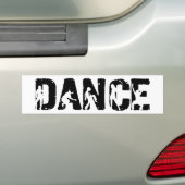 DANS! Bewegers en Schudders Bumpersticker (Op auto)