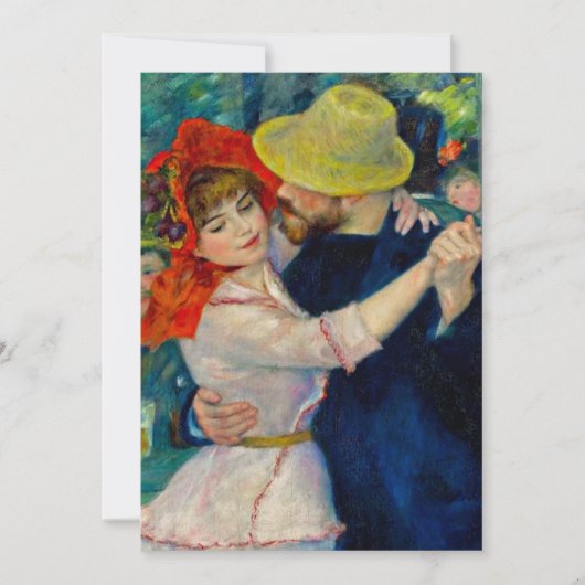 Dans bij Bougival Pierre Renoir Aankondiging (Voorkant)