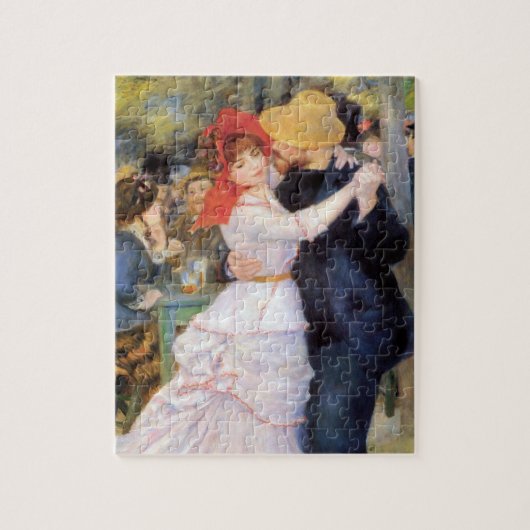 Dans bij Bougival - Renoir Impressionist Painting Legpuzzel (Verticaal)