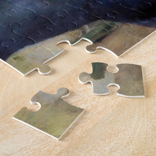 Dans bij Bougival - Renoir Impressionist Painting Legpuzzel (Zijkant)