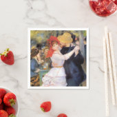 Dans bij Bougival - Renoir Impressionist Painting Servet (Insitu)