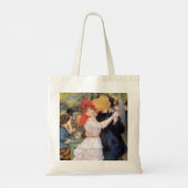 Dans bij Bougival - Renoir Impressionist Painting Tote Bag (Achterkant)