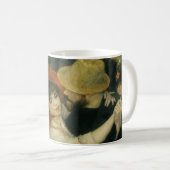 Dans bij Bougival van Pierre Renoir, Vintage Kunst Koffiemok (Voorkant rechts)