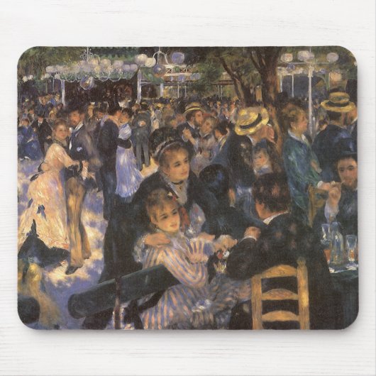 Dans bij Le Moulin de la Galette door Pierre Renoi Muismat (Voorkant)