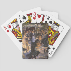 Dans bij Le Moulin de la Galette door Pierre Renoi Pokerkaarten