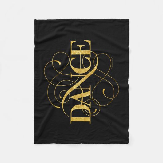 Dans bloeien fleece deken (Voorkant)